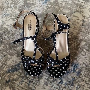 Polka dot shoes